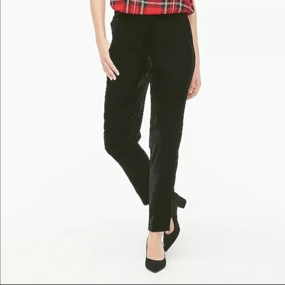 J. Crew Velvet Jamie Pants